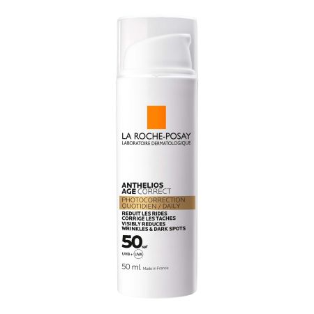 La Roche Posay Anthelios Age Correct Photocorrection Quotidien Spf 50 Protector solar antiedad con ácido hialurónico 50 ml