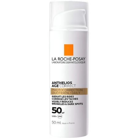 La Roche Posay Anthelios Age Correct Photocorrection Quotidien Spf 50 Protector solar antiedad con ácido hialurónico 50 ml