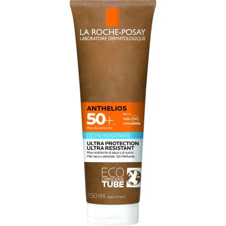 La Roche Posay Anthelios Leche Hidratante Ultra Protection Spf50+ Protector solar hidratante muy resistente al agua y al sudor 250 ml