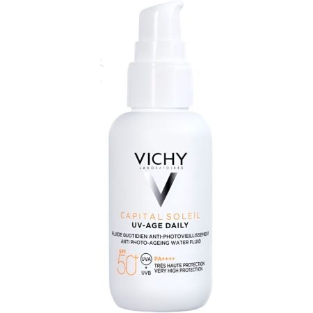 Vichy Capital Soleil Uv-Age Daily Spf 50+ Protector solar antifotoenvejecimiento previene manchas y arrugas 40 ml