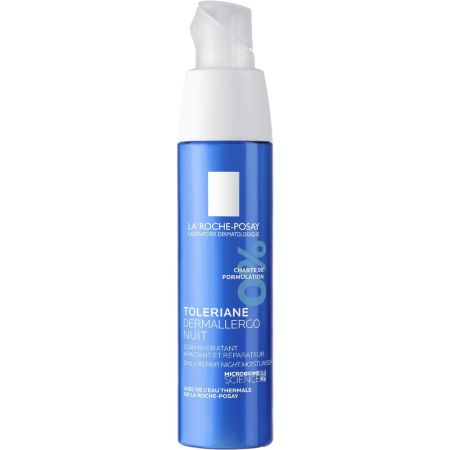 La Roche Posay Toleriane Dermallergo Nuit Crema facial de noche repara y fortalece la barrera cutánea 48 h 40 ml
