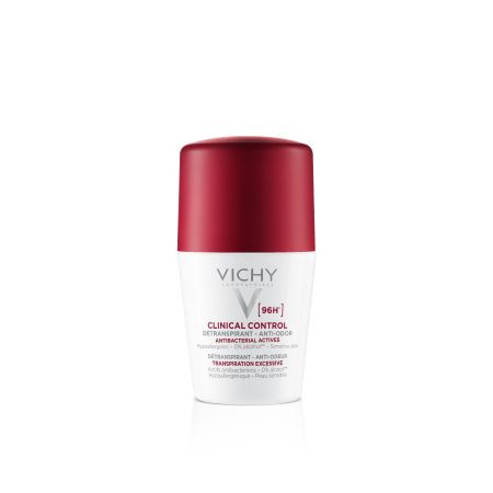 Vichy Clinical Control Detranspirant-Anti-Odor Desodorante Roll-On Desodorante para controlar la sudoración excesiva 96 horas 50 ml