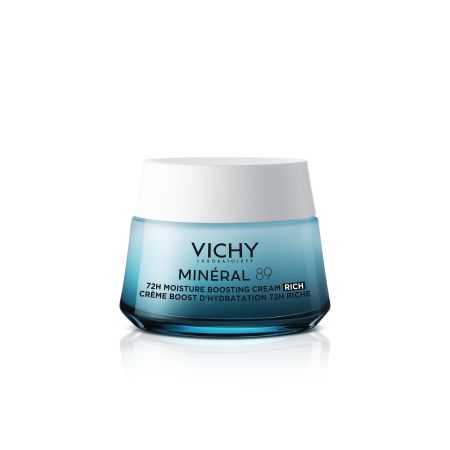 Vichy Mineral 89 72h Moisture Boosting Cream Rich Crema enriquecida reforzadora de la barrera de hidratación 72 horas 50 ml
