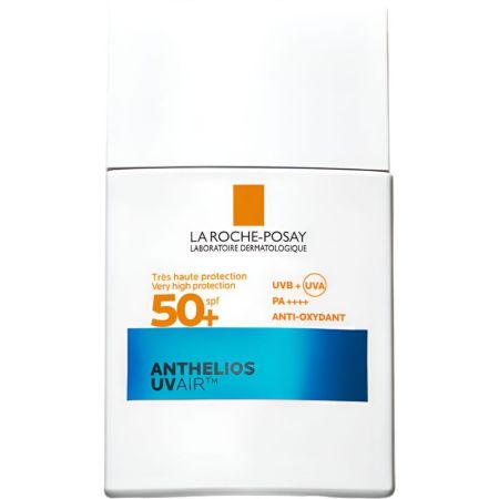 La Roche Posay Anthelios Uvair Spf 50+ Protector solar facial de textura ultraligera protege contra la oxidación y contaminación con efecto matificante 40 ml