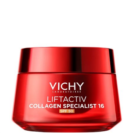 Vichy Liftactiv Collagen Specialist 16 Spf 50 Crema antiedad refuerza la estructura de la piel y estimula la síntesis de colágeno 50 ml