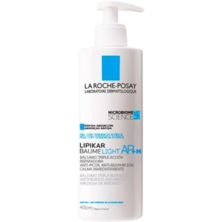 La Roche Posay Lipikar Baume Light Ap+ M Body Lotion Crema corporal hidratante y calmante antipicor reduce la sequedad 400 ml