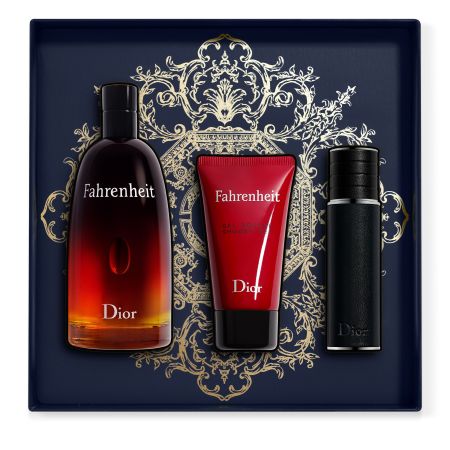 Dior Fahrenheit Cofre de perfume fahrenheiteau de toilette, gel de ducha y vaporizador de viaje	