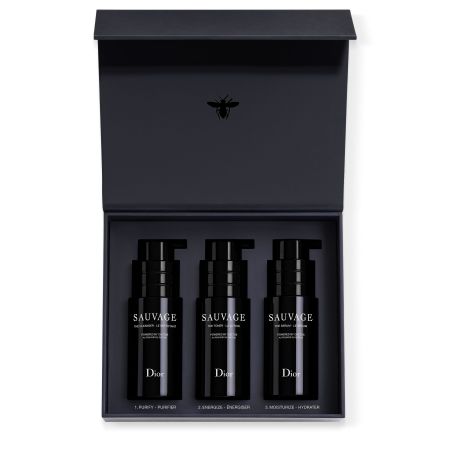 Dior Sauvage Kit Ritual De Tratamiento Limpiador, loción y sérum con el poder del cactus