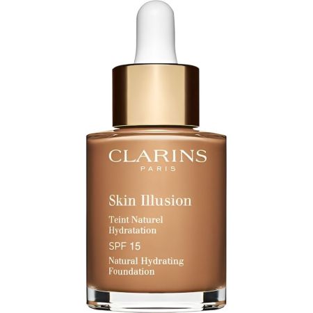 Clarins Skin Illusion Teint Naturel Hydratation Spf 15 Base de maquillaje ligera e hidratate co protecció solar para efecto buea cara y acabado perfecto 24 horas