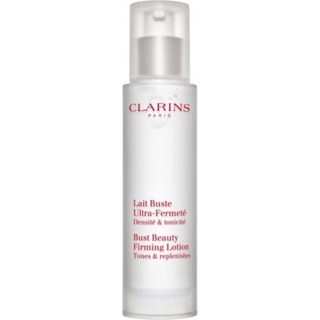 Clarins Lait Buste Ultra-Fermeté Tratamiento reafirmante y tensor antiedad para mantener la juventud del busto 50 ml