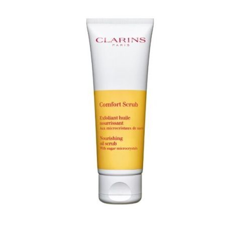 Clarins Comfort Scrub Exfoliante facial nutritivo limpia en profundidad con microcristales de azúcar 50 ml