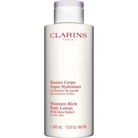 Clarins Baume Corps Super Hydratant Body Lotion Bálsamo corporal superhidratante calma reconforta alisa y suaviza ofreciendo flexibilidad