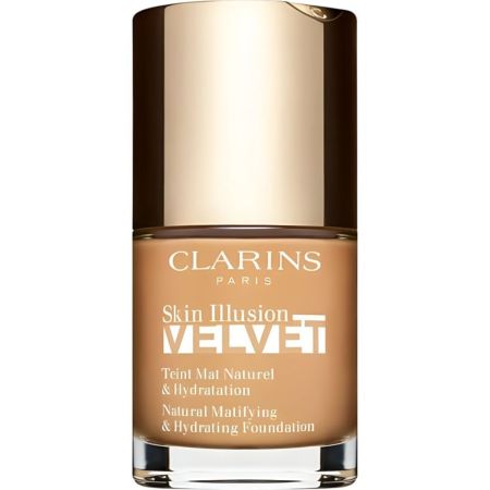 Clarins Skin Illusion Velvet Teint Mat Naturel & Hydratation Base de maquillaje de cobertura ligera unificante acabado natural y mate aterciopelado