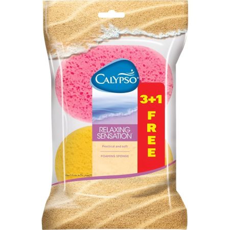 Calypso Esponja De Baño Relaxing Sensation Formato Especial Esponja de baño práctica y suave ofrece una sensación relajante 4 uds