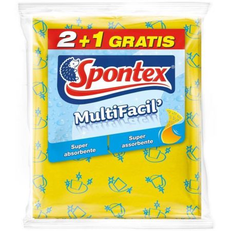 Spontex Bayeta Multifacil' Formato Especial Bayeta multiusos super absorbente 3 uds