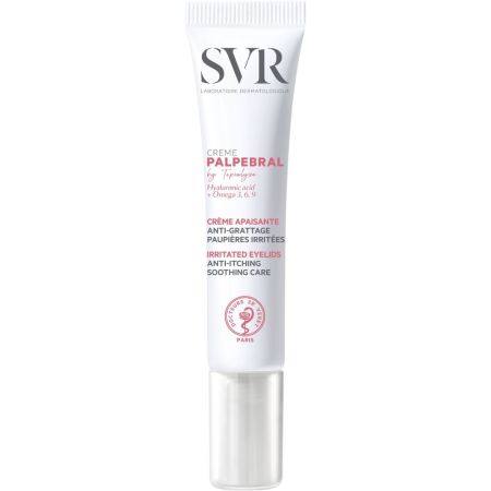 Svr Palpebral Crème Apaisante Contorno de ojos de textura ligera para párpados irritados calma hidrata y atenúa enrojecimiento hasta 24 horas 15 ml