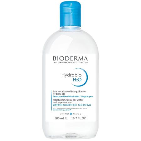 Bioderma Hydabrio H2o Eau Micellaire Démaquillante Hydratante Agua micelar limpia impurezas partículas calma y desmaquilla para rostro y ojos