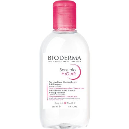 Bioderma Sensibio H2o Ar Eau Micellaire Démaquillante Anti-Rougeurs Agua micelar dermatológica antirojeces limpia desmaquilla y calma 250 ml
