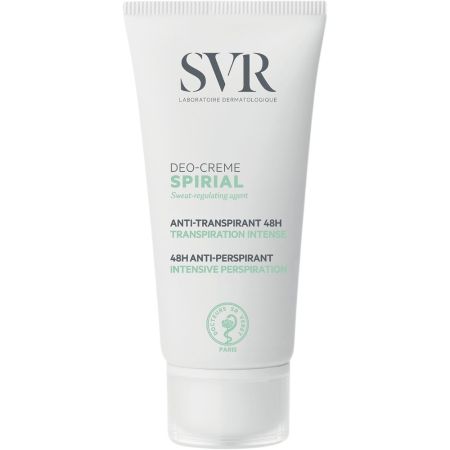 Svr Spirial Deo-Creme Desodorante en crema para todo el cuerpo regula la transpiración intensa ofreciendo hasta 48 horas de eficacia 50 ml