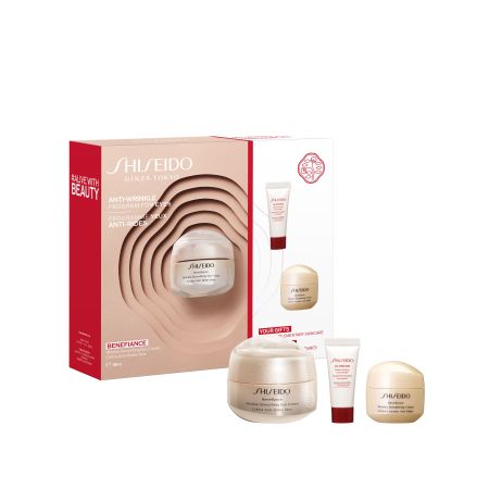 Shiseido Benefiance Wrinkle Smoothing Cream Estuche Contorno de ojos antiedad hidrata y corrige 15 ml