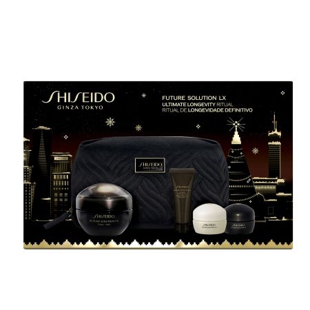 Shiseido Future Solution Lx Night Estuche Crema de noche concentrada e hidratante reafirma ilumina y tensa piel más joven 50 ml