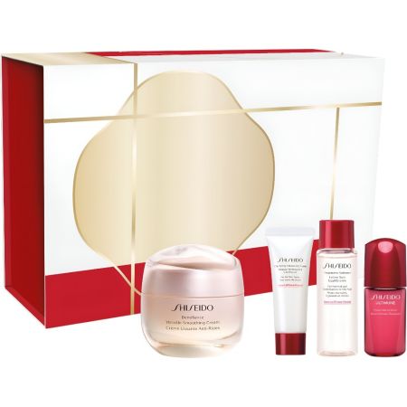 Shiseido Benefiance Wrinkle Smoothing Cream Estuche Crema de día y noche antiedad restaura reparando líneas y arrugas para una piel más joven 50 ml