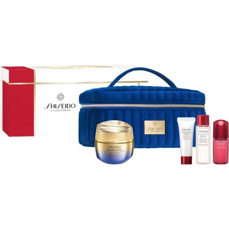 Shiseido Vital Perfection Uplifting And Firming Advanced Estuche Crema de día y noche antiedad regenera redensifica e ilumina piel más tersa firme y joven 50 ml