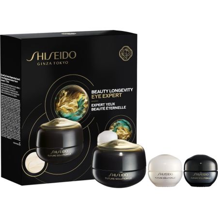 Shiseido Future Solution Lx Eye And Lip Contour Cream Estuche Contorno de ojos y labios antiedad ofrece elasticidad firmeza y luminosidad 17 ml