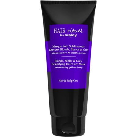 Hair Rituel By Sisley Masque Soin Sublimateur Cheveux Mascarilla capilar neutraliza los tonos amarillentos del rubio decolorado y del cabello blanco o gris 200 ml