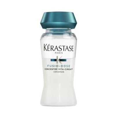 Kerastase Fusio-Dose Concentré Vita-Ciment Ampollas tratamiento para el fortalecimiento del pelo dañado 10x12 ml