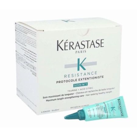 Kerastase Resistance Protocole Extentioniste Soin Nº1 Suero en ampollas reforzante fortalece el cabello desde la raíz 10x20 ml