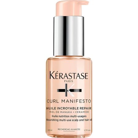 Kerastase Curl Manifesto Huile Sublime Repair Aceite capilar trata los rizos y cabellos secos con miel de manuka 50 ml