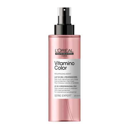 L'Oreal Professionnel Vitamino Color 10-In-1 Professional Milk Spray perfeccionador multiusos infusionado con antioxidantes cabello radiante 190 ml