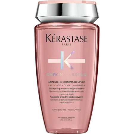 Kerastase Chroma Absolu Bain Riche Chroma Respect Champú protector nutritivo para cabello coloreado sensibilizado 250 ml