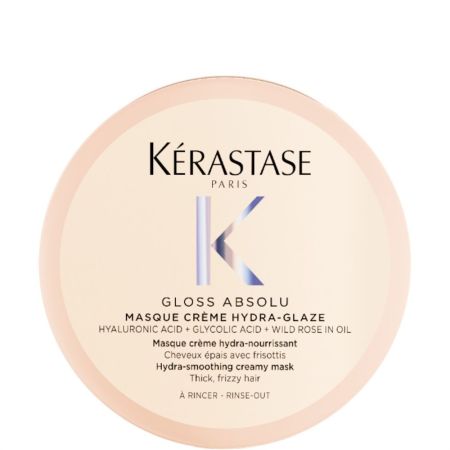 Kerastase Gloss Absolu Masque Crème Hydra-Glaze Mascarilla cremosa que hidrata y suaviza para cabello muy encrespado