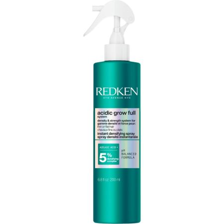 Redken Acidic Grow Full System Instant Densifying Spray Spray capilar sin aclarado con protección térmica hasta 230º ofrece volumen instantáneo en las raíces 190 ml