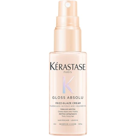 Kerastase Gloss Absolu Frizz-Glaze Cream Crema capilar de peinado antiencrespamiento para cabello muy encrespado