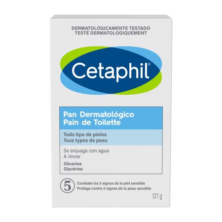 Cetaphil Pan Dermatológico Pan dermatológico limpia con 5 ingredientes hidratantes 127 gr