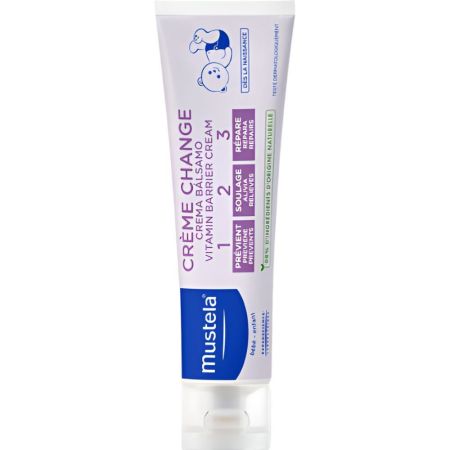 Mustela Crema Bálsamo 1 2 3 Crema de pañal sin parabenos ni perfume previene alivia y repara irritaciones y rojeces
