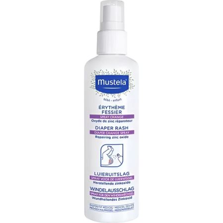 Mustela Spray Cambio De Pañal Spray higiénico para cambio de pañal indicado en caso de dermatitis del pañal leve a moderada 75 ml