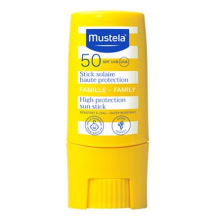 Mustela Stick Solaire Haute Protection Spf 50 Protector solar resistente al agua y a la arena 9 ml