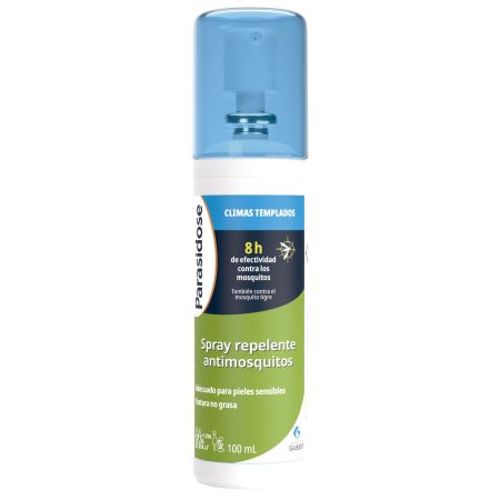 Parasidose Spray Repelente Antimosquitos Repelente antimosquitos en climas templados 8 horas 100 ml