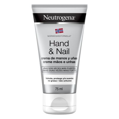 Neutrogena Hand & Nail Crema De Manos Y Uñas Crema de manos y uñas no grasa hidrata protege y suaviza 75 ml