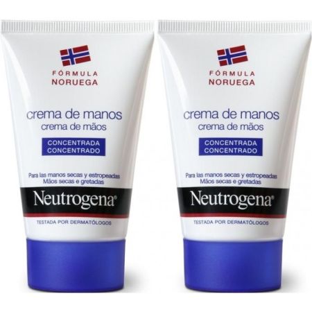 Neutrogena Concentrada Crema De Manos Duplo Crema de manos concentrada hidratación intensa para manos secas o agrietadas 2x50 ml