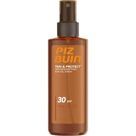 Piz Buin Tan & Protect Tan Intensifying Sun Oil Spray Spf 30 Aceite acelerador del bronceado realza el tono natural de tu moreno 150 ml