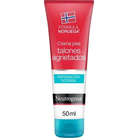 Neutrogena Crema Pies Talones Agrietados Reparación Intensa Crema que trata en profundidad las grietas de los talones y los regenera 50 ml