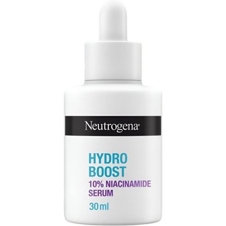 Neutrogena Hydra Boost 10% Niacinamide Serum Sérum hidratación inmediata mejora la textura de la piel y refina los poros dejándola suave lisa y radiante 30 ml