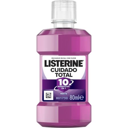 Listerine Cuidado Total Enjuague Bucal Colutorio elimina gérmenes que causan la placa bacteriana la gingivitis y el mal aliento