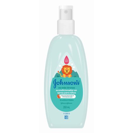 Johnson'S No Más Tirones Acondicionador En Spray Para Niños Acondicionador sin sulfatos ni colorantes elimina los nudos y enredos del cabello 200 ml