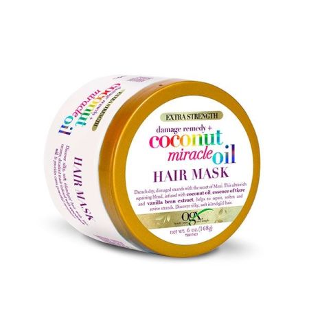 Ogx Coconut Miracle Oil Hair Mask Mascarilla extranutritiva ayuda a calmar el encrespamiento cabello con brillo suave y sedoso 300 ml